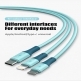 Дата-кабель Q Sound Rapid series 2200 3-in-1 (Lightning, MicroUSB, Type-C)