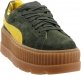 Кроссовки Puma FENTY Cleated Creeper Suede rosin-lemon